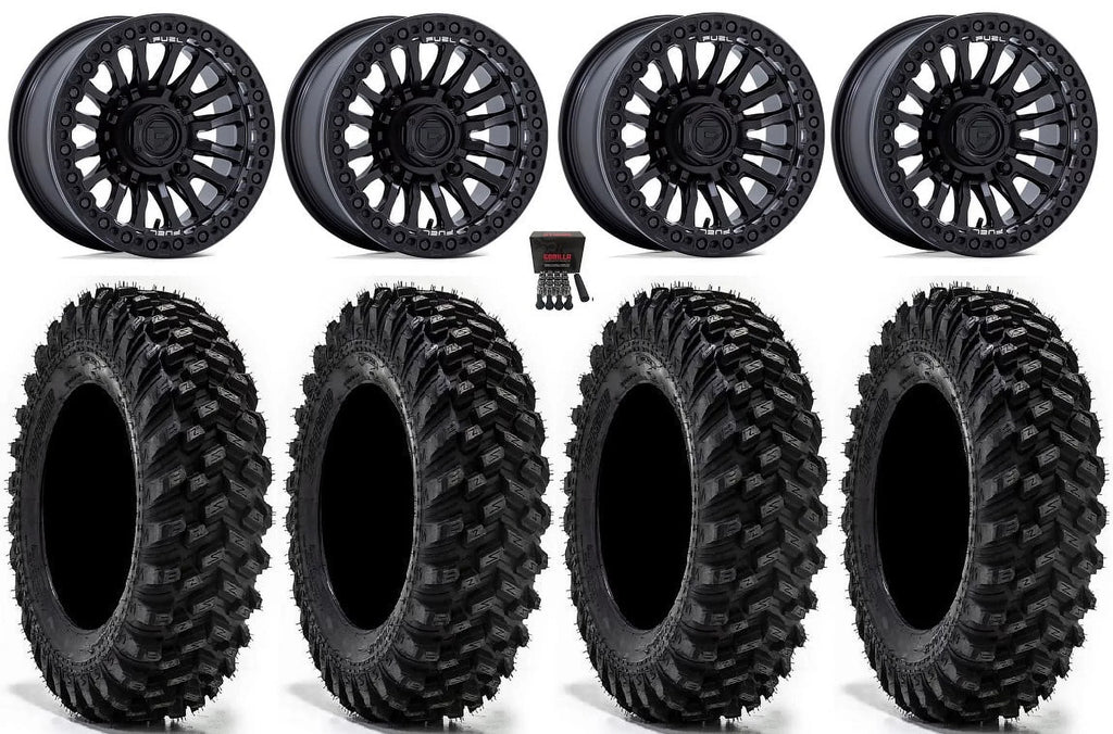 Wheels 15" Fuel Tires Ranger RZR Warrior Bk XT Sportsman Bdlk 35" Rincon