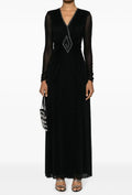 Size Black Diane S Furstenberg Gown Von Evening Women's Straight
