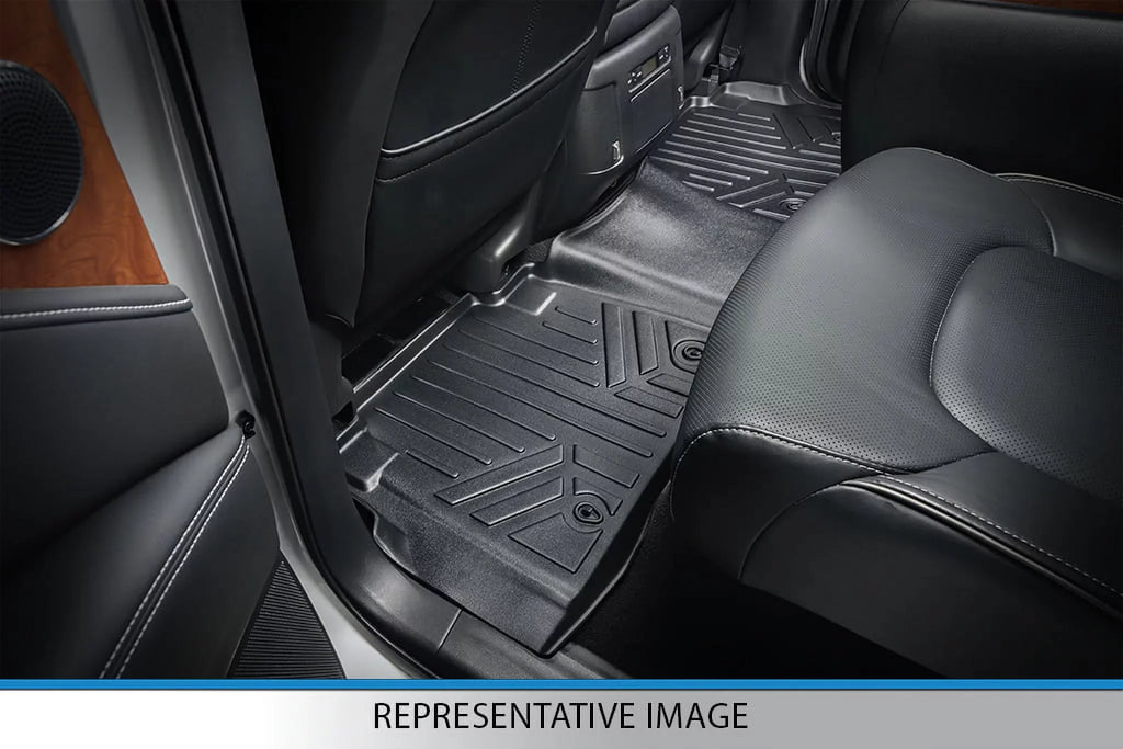 Black Storage Lockable with Gladiator, Floor Mats Jeep 2nd 2020-2023 Fit Underseat Row Non Smartliner SB0479 Custom Liner for Rear