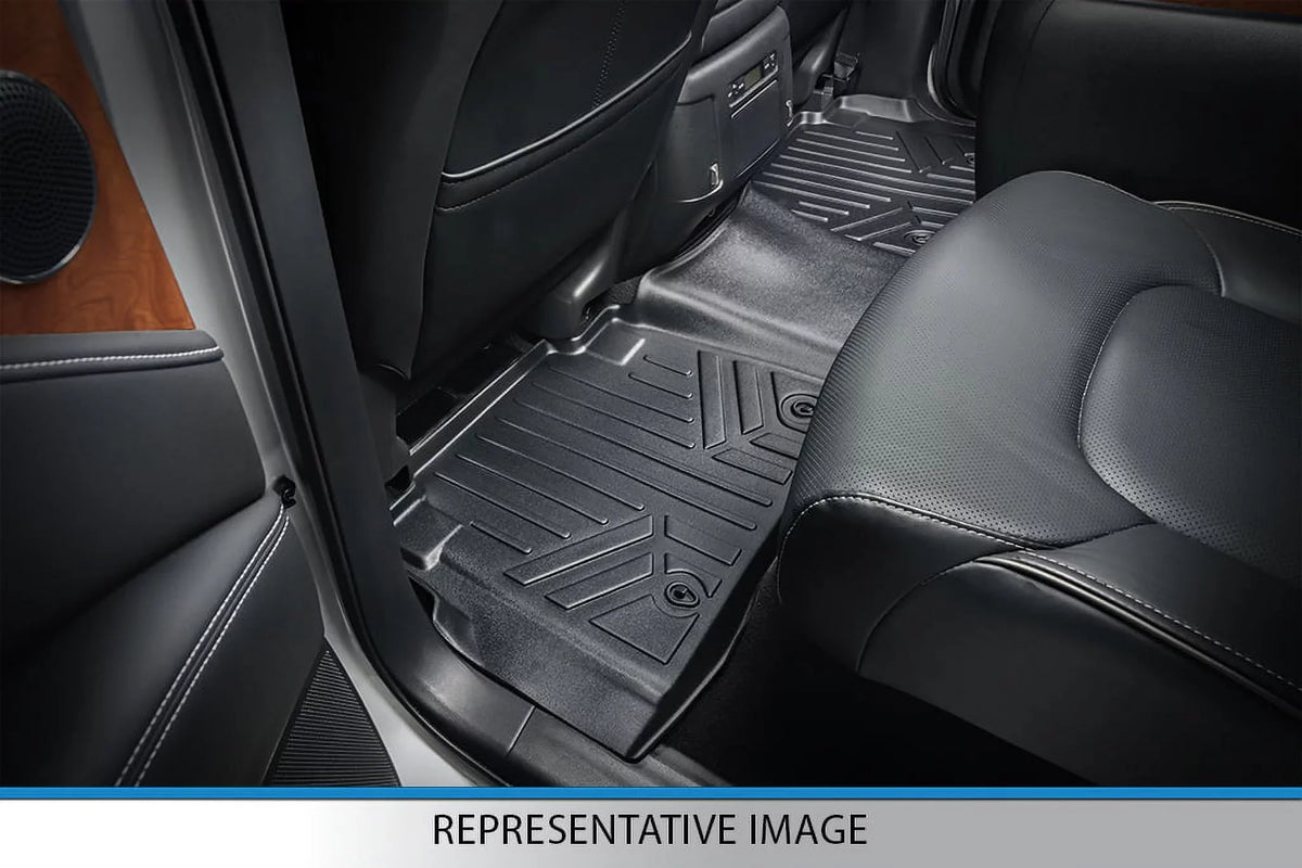 Black Storage Lockable with Gladiator, Floor Mats Jeep 2nd 2020-2023 Fit Underseat Row Non Smartliner SB0479 Custom Liner for Rear