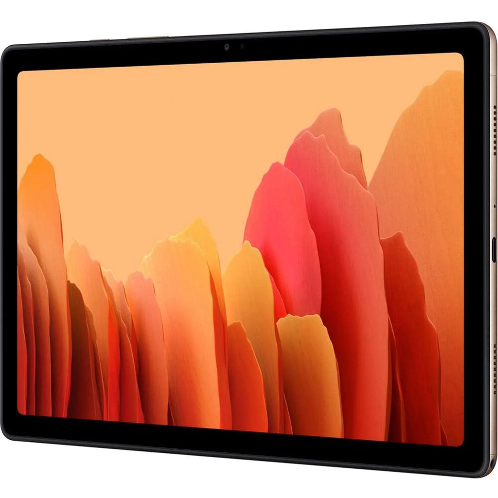 Samsung 2021 A7 (2000x1200) Tab Accessories Mazepoly Bundle, Bluetooth, OS TFT Gold) Tablet Galaxy RAM, (64GB, Wi-Fi 10.4'' with 10 Android 3GB Display
