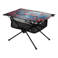 Hiking Flamingos Fishing Compact Bag Table Portable Table Table Camping Beach with Outdoor Storage Foldable and for Picnic BBQ Flowers