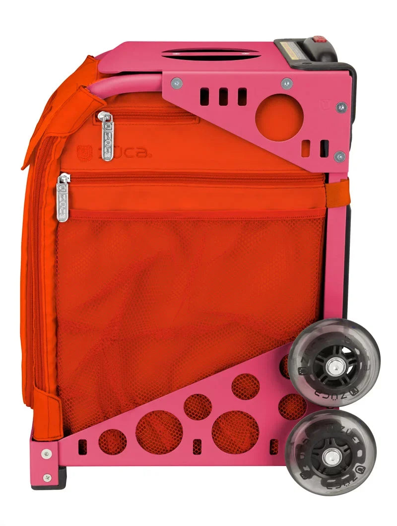 Zuca Seat Sport Bag Frame) Persimmon 18" Black/Pink with (Pink - Cover