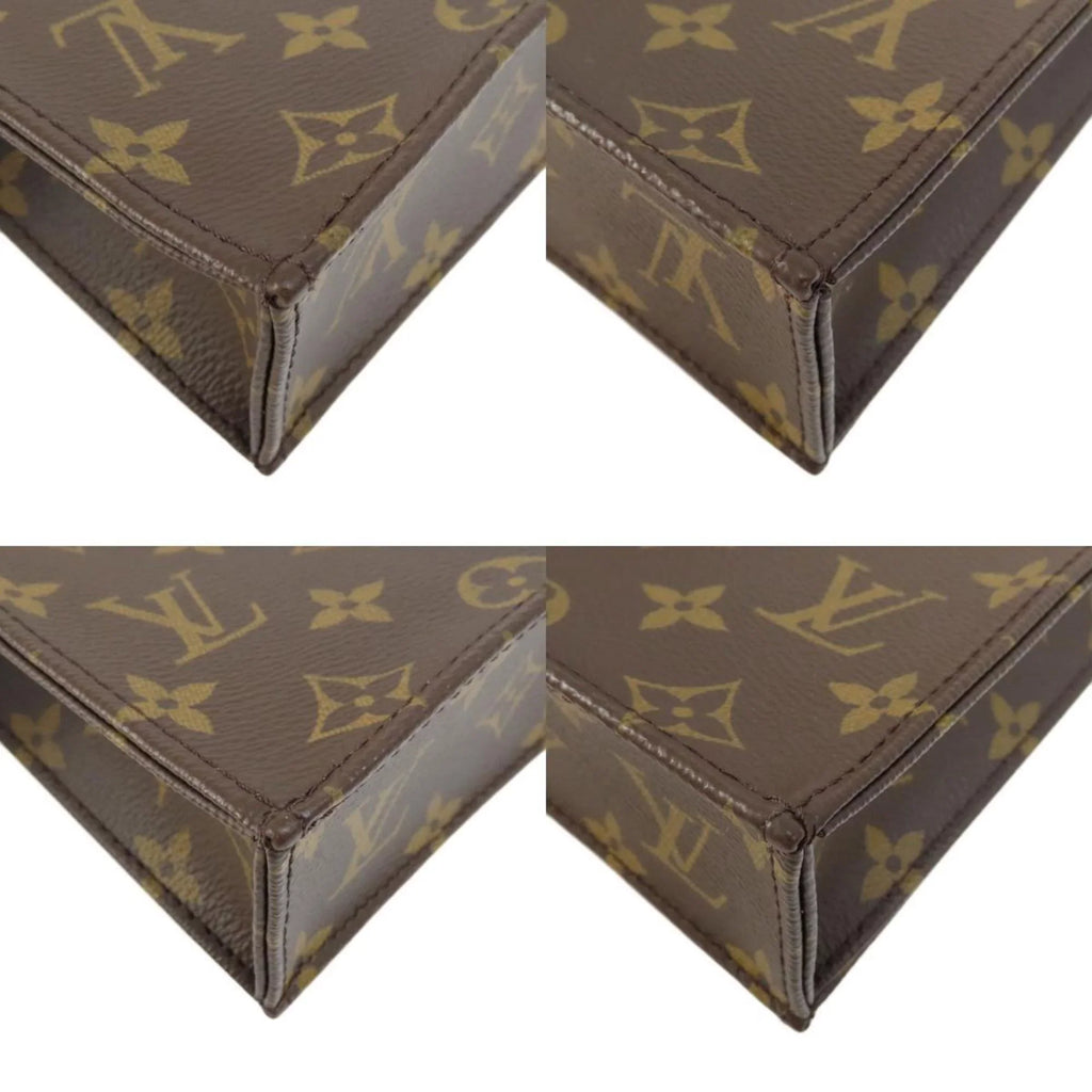 Handbag Petite Pre-Owned Monogram Louis LOUIS Canvas VUITTON (Good) M69442 Women's Pla Vuitton Sac