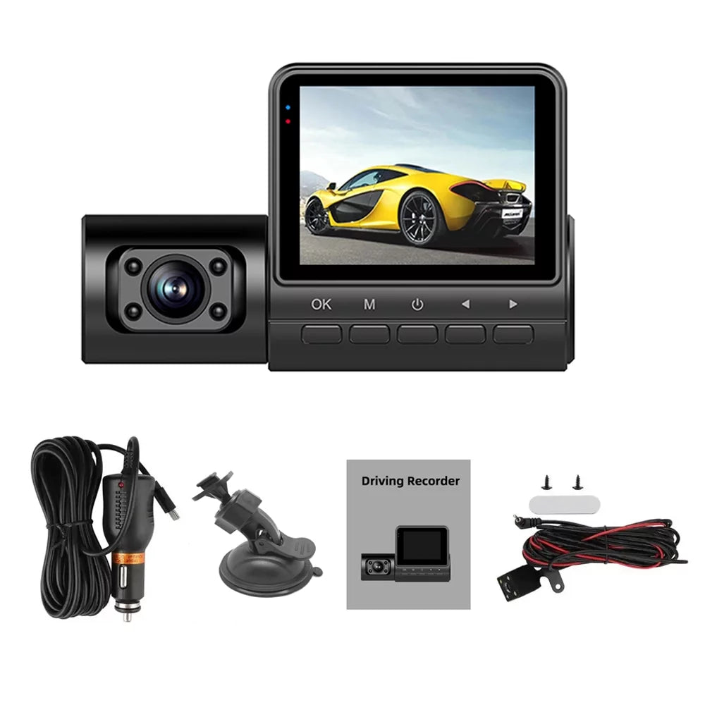 Dash Clear Camcorder Video Camera Cameras Recording Mirror Car 2in 3 Safety Recorder Auto Car Rearview Pinnaco