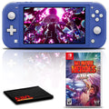 Console No Gaming 3 Nintendo Switch Heroes More (Blue) Bundle Lite with