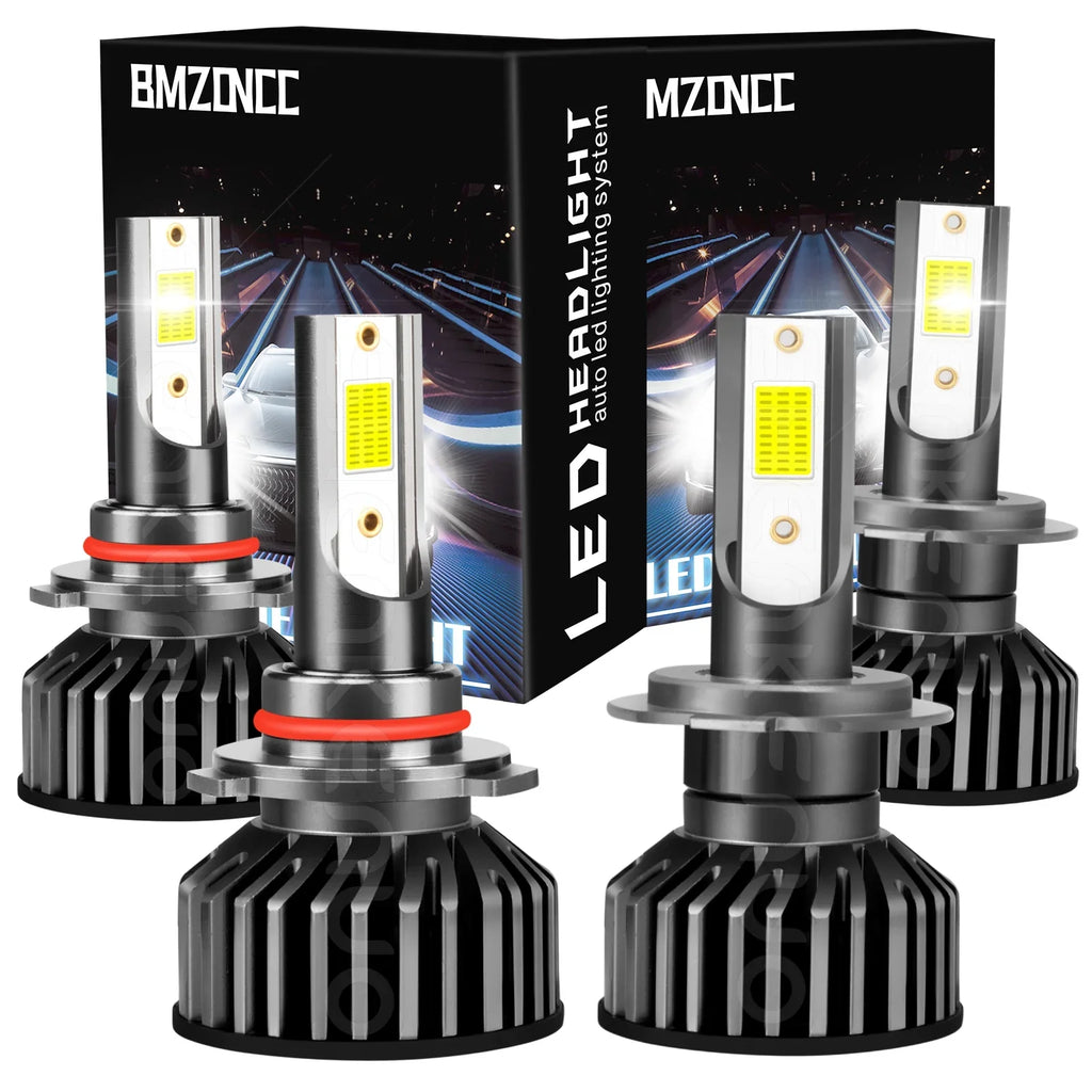 2017 BMZONCC High/Low Bright 2019 Bulbs Combo 2018 Beam for LED 9005 Mitsubishi Headlight H7 Super Outlander