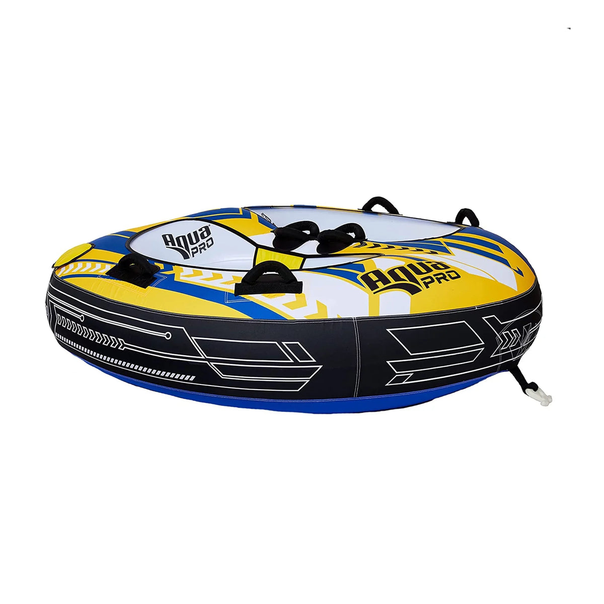 Rider, 2 & Heavy AquaPro Nylon Duty Yellow Towable Blue Person Style Deck