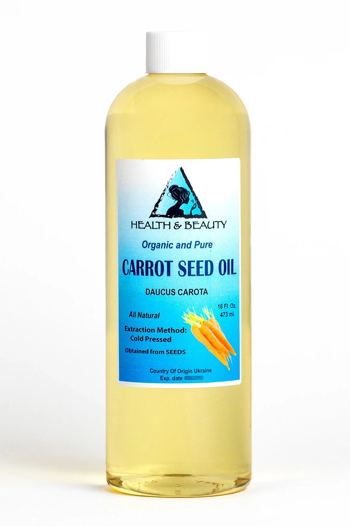 Pressed Pure Fresh oz Organic Seed 100% Oil 16 Premium Carrier Carrot Cold