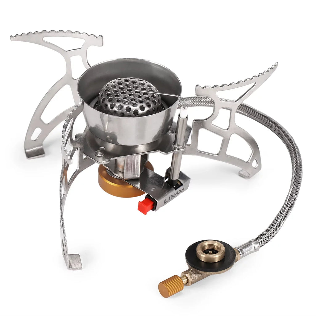 Stove Cooking Outdoor Windproof for Portable Lixada Adventures Backpacking Stove,