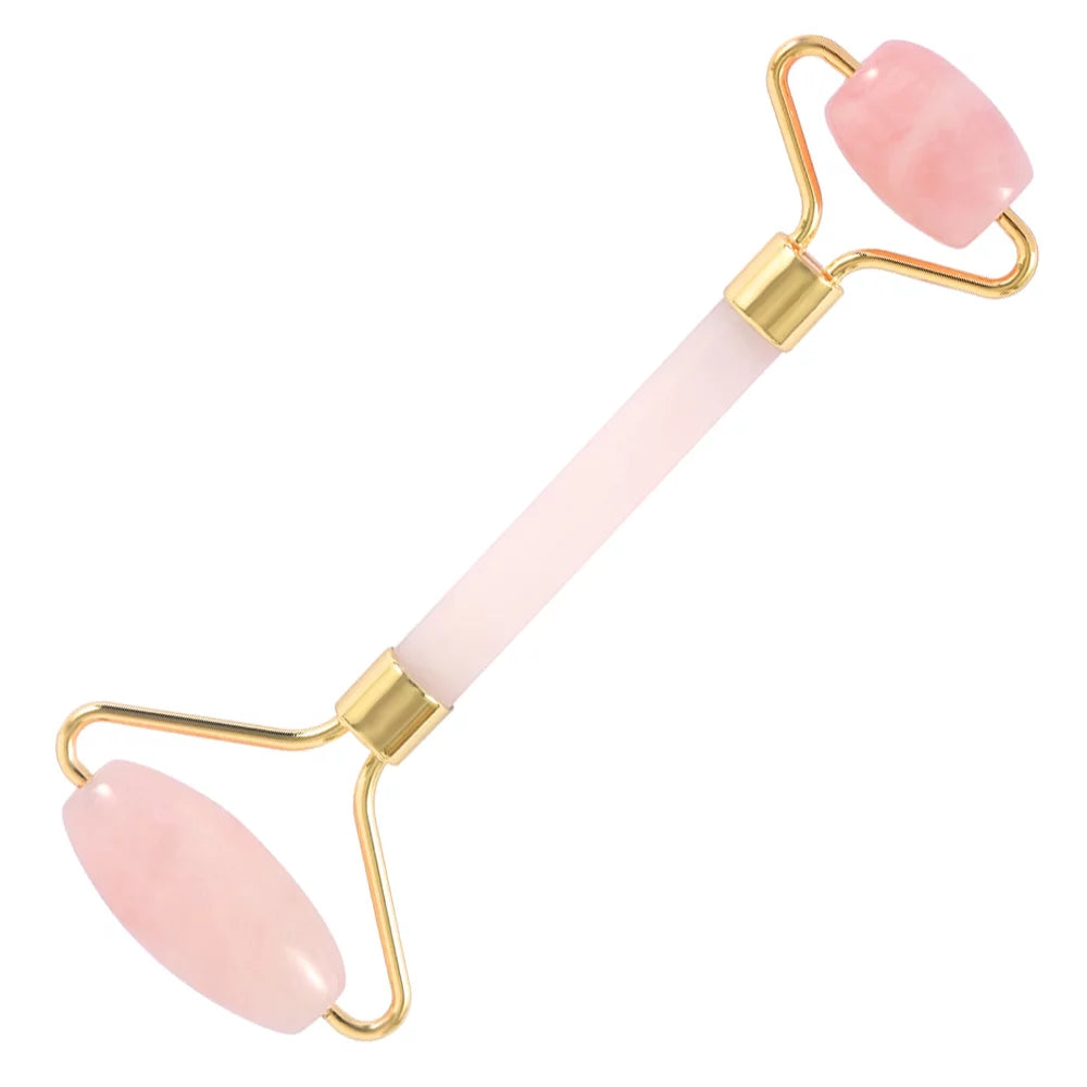 Massager Quartz Skin Care Jade Lines Tools, and Body Roller Roller, Wrinkles Facial Roller, for Relaxing Eyes, Sha Gua Relieve Face Rose Face, Fine Muscle Beauty Neck, and