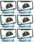 Backup View Rear Plate Wide Waterproof License Night Vision HD Camera Angle 6x Bundle