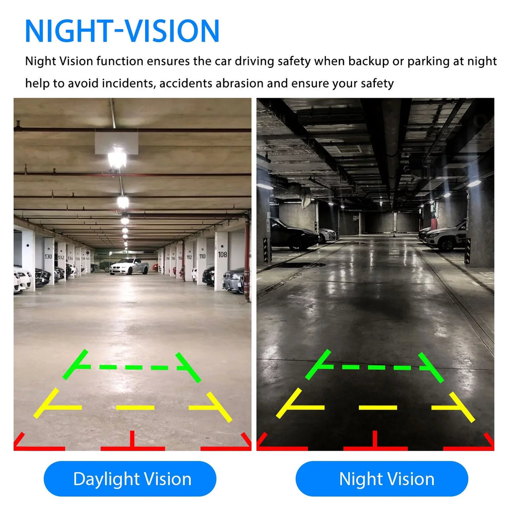 Backup Camera Vision Reverse Universal Auto Parking View Rear Night Camera Car