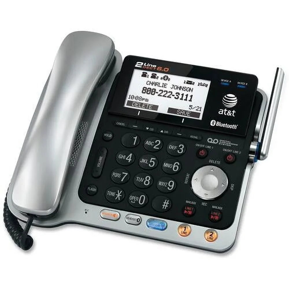 Phones 2-Line Digital Answering System 6.0 TL86109 DECT AT&T Cordless