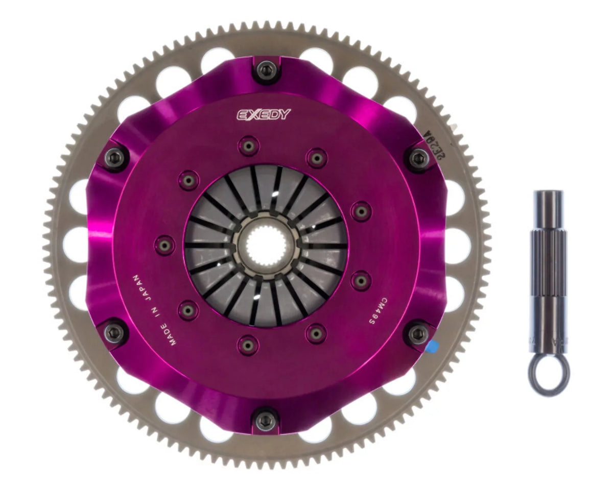 Twin Cerametallic Disc Rigid Acura 2002-2006 L4 Clutch Hyper RSX Compe-R Exedy