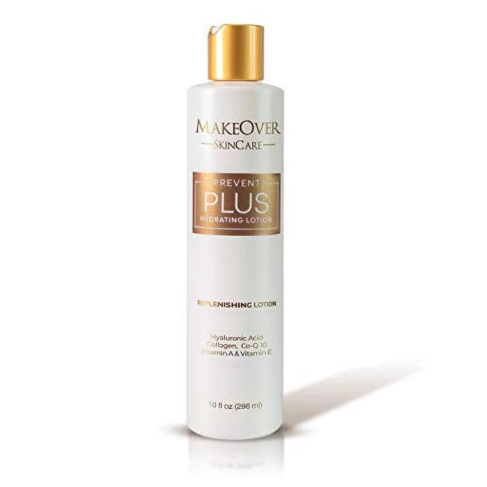 & Hyaluronic A Hydrating Replenishing Fl MakeOver Marks Stretch Vitamin Prevent acid, CoQ0 Plus E, 1.0 Oz Lotion lotion Prevention Collagen, & SkinCare Scar