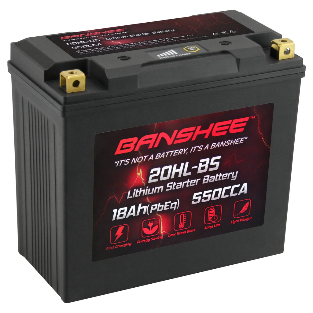 LiFePO4 Road Battery Banshee Motorsports Yamaha to 2004 2007 with Compatible Star 20L-BS XV1700A
