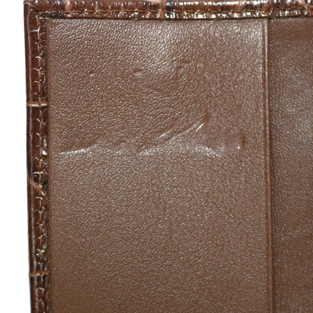 Case Leather Pre-Owned Miu Miu Miu (Fair) Brown Key Women's