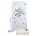 Set Candle Snowflake Kit, 12 Luminaria of -