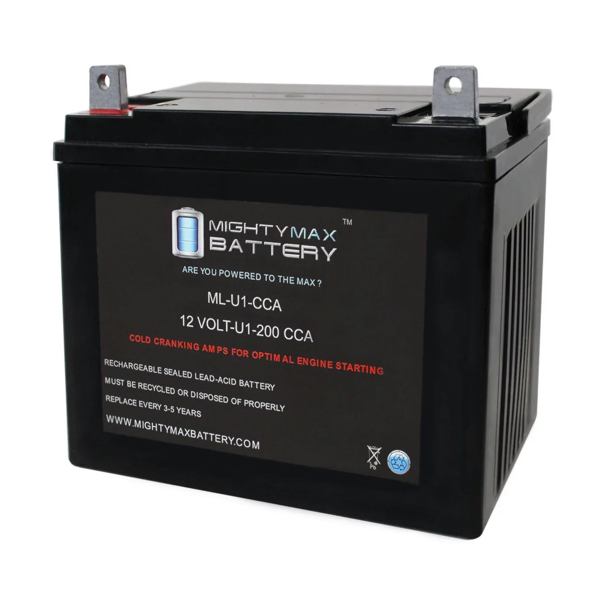 for ML-U1 200CCA Battery Pro Mower Bobcat 0Turn 12V 942406H Fastcat