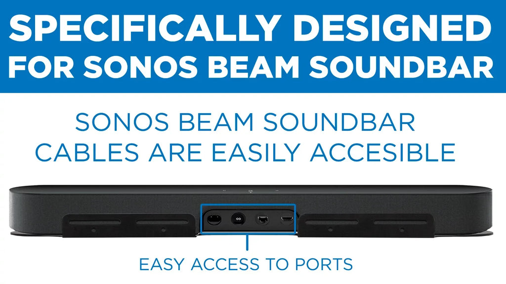 Beam Mount-It! Wall for | Studs Mount Bracket for Sonos 16" Soundbar Mount Wall Wall