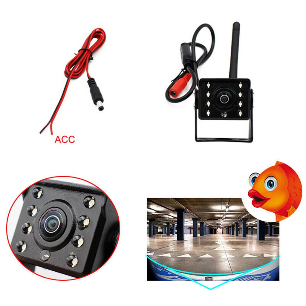 HD Automobile View Truck Reverse Rear Waterproof , Aumotop Wireless Backup IP67 Monitor Reversing Bus ~36V Car