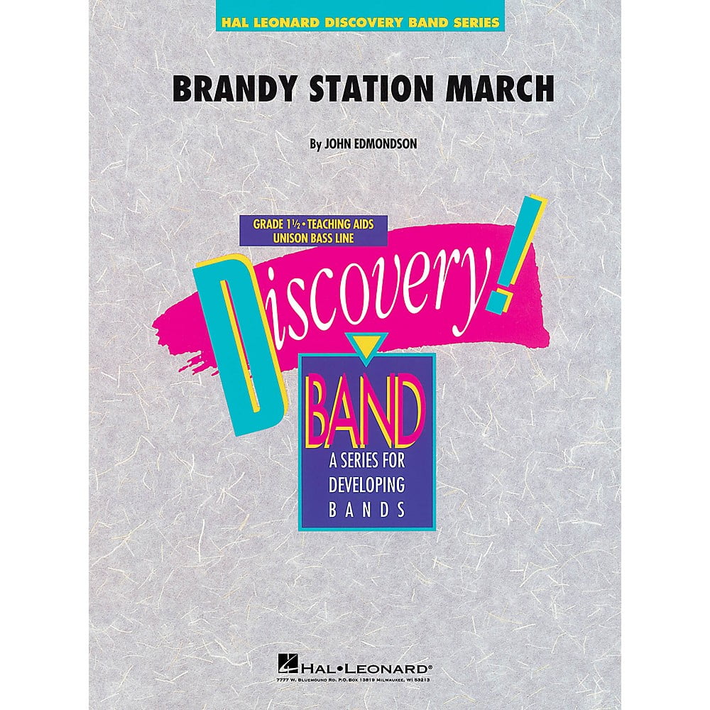 John Edmondson Brandy March Band by 1.5 Composed Level Station Hal Leonard Concert