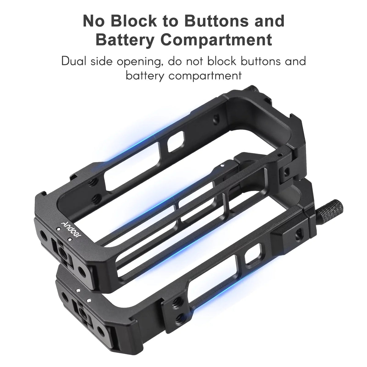 Mounts, Features Accessories, Suitable Cage Alloy Vlog Aluminum Panoramic Frame, - Cold Dual Shoe Andoer X3 Camera Metal Insta360 Video Protective for