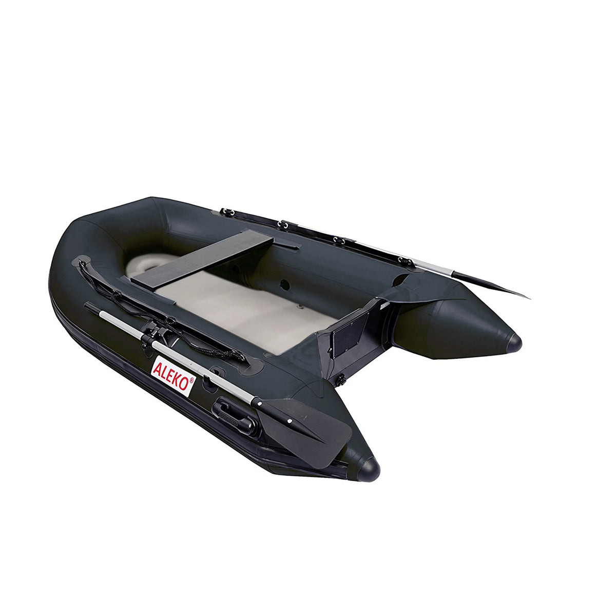 ALEKO Boat Fishing Foot - Air Inflatable - 8.4 Black Floor