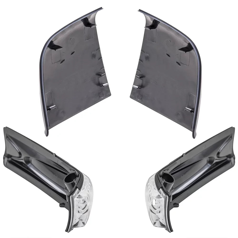 RAM 2015-2021 Replacement Promaster 4 Aftermarket Compatible And Gray Piece City Right Turn Set Paint Driver Signal Brock To SLT Light With SLT/Tradesman Left Cover Match Mirror Door Passenger