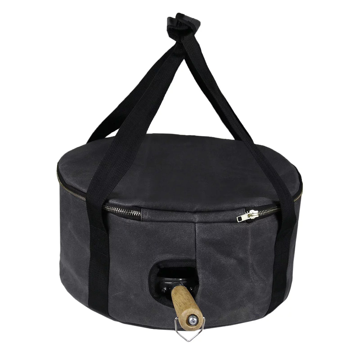 Durable Container ,Outdoor Storage Dutch 12" - Handbag Bag Multipurpose Activities BBQ Gray Carry Camping Accessories Oven Bag for Cookware ,Fishing