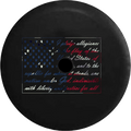 Backup Jeep Cover 2018 Flag Waving 32 American Wrangler of Tire RV 2019 Camera JL Allegiance for Spare Inch Pledge
