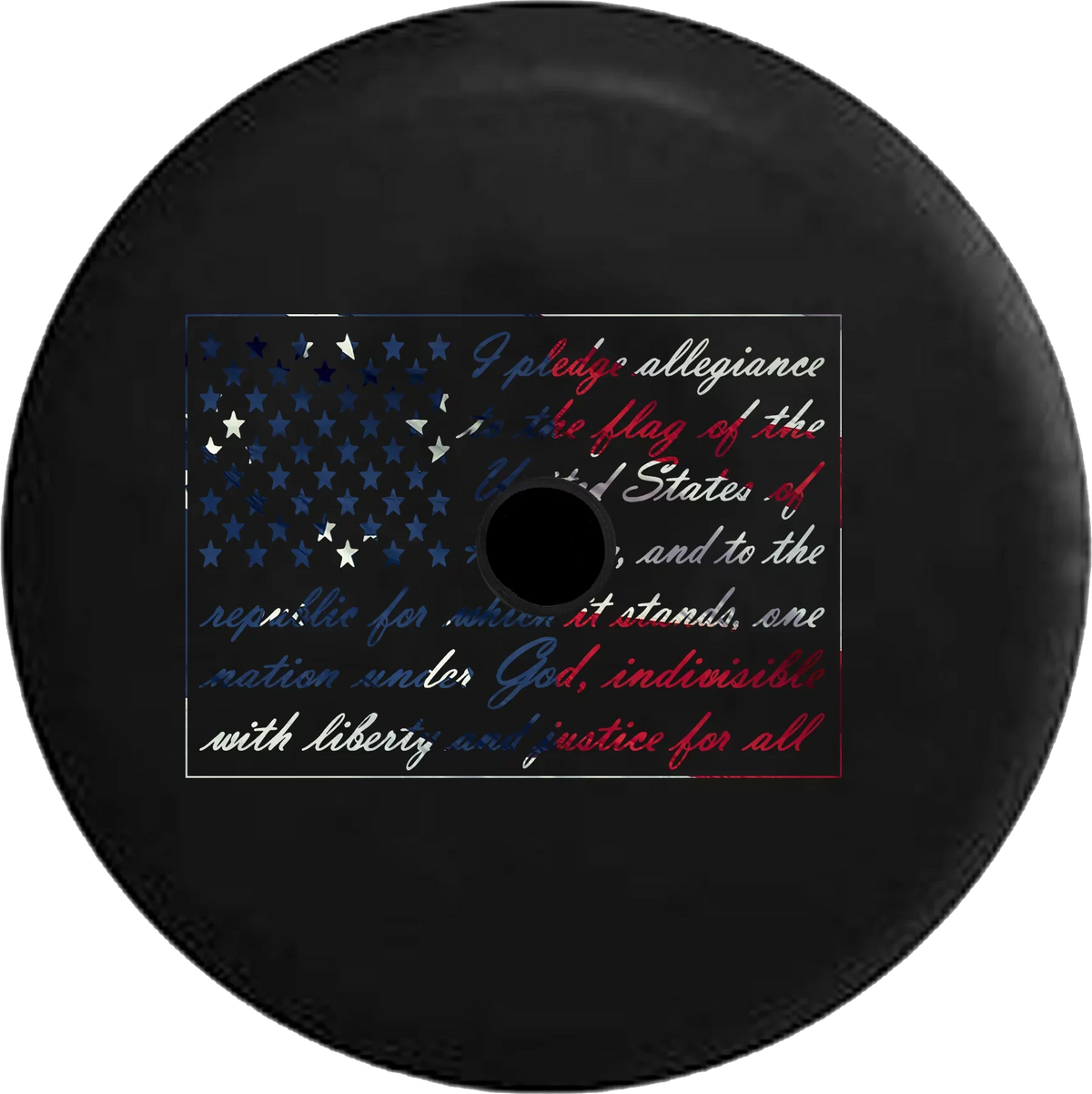 Backup Jeep Cover 2018 Flag Waving 32 American Wrangler of Tire RV 2019 Camera JL Allegiance for Spare Inch Pledge