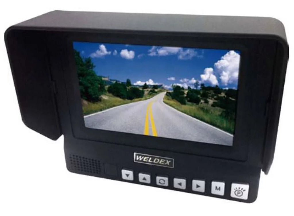 inputs Monitor with Color 3 camera LCD Back Up 7" WDRV-7043M,