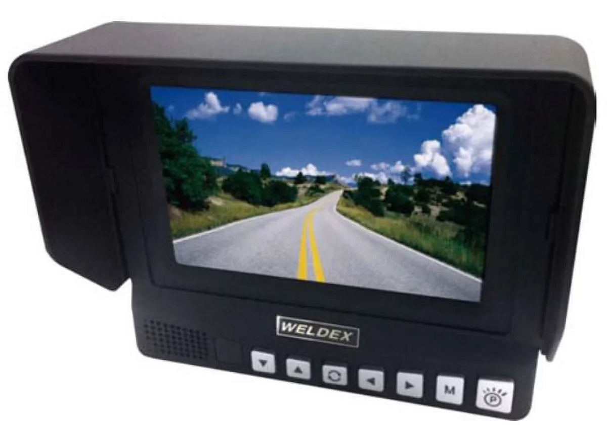inputs Monitor with Color 3 camera LCD Back Up 7" WDRV-7043M,