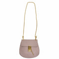 Chain 3S1031-9 Shoulder Chloe (Good) Chloé Drew Leather Pre-Owned Bag Ladies Pink