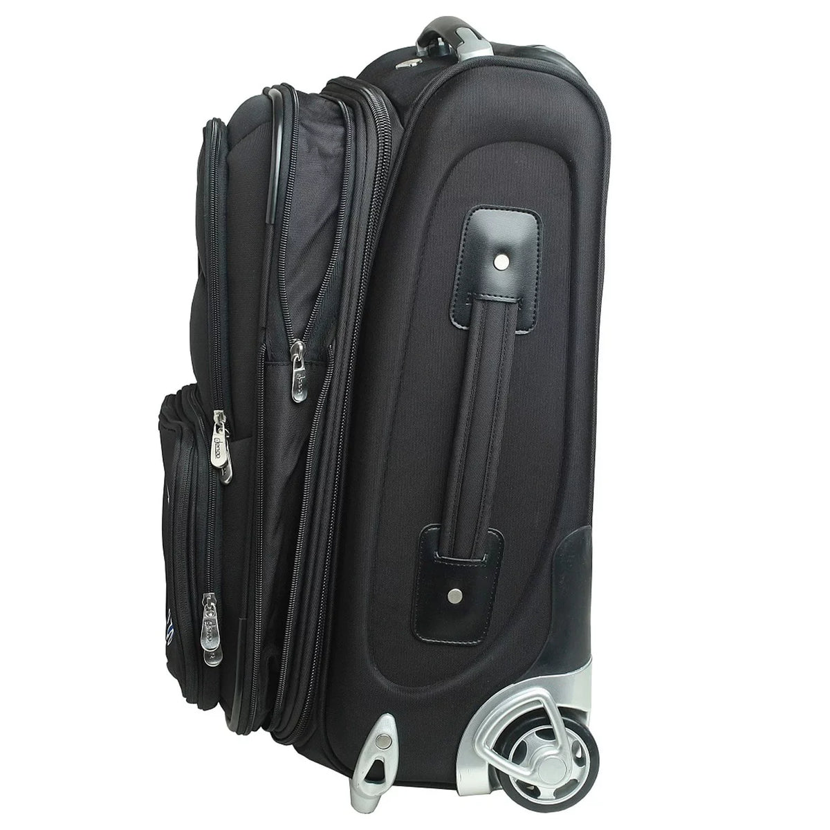 Carry-On Suitcase Rolling Cardinals Arizona Black Softside MOJO 21"