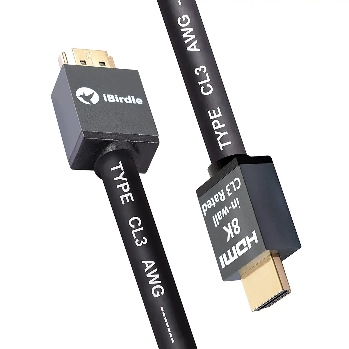 2.2 High Rated 2.3 Wall ARC 4K120Hz 15 in 8K60Hz 8K Ultra Cable CL3 Feet HDCP HDMI Speed 2.1 eARC Compatible