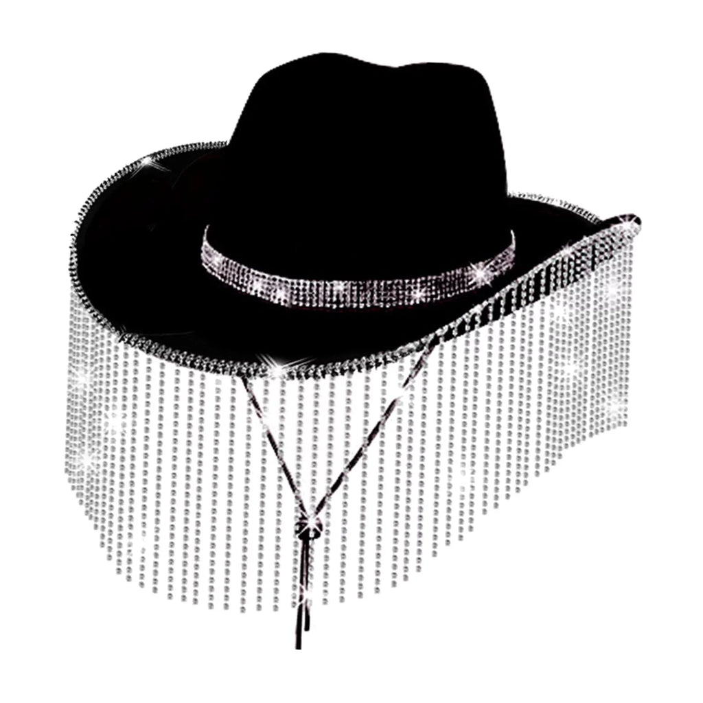 Street Hat Beach Unisex Strap Hat Men Segolike for Festivals Chin Cowgirl Camping Backpacking Black Hat Lightweight Sun Sun with Sunhat Cowboy Protection