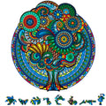 Retro ZenChalet for Pieces Puzzle 1000 Jigsaw Wooden featuring Premium Adults Floral