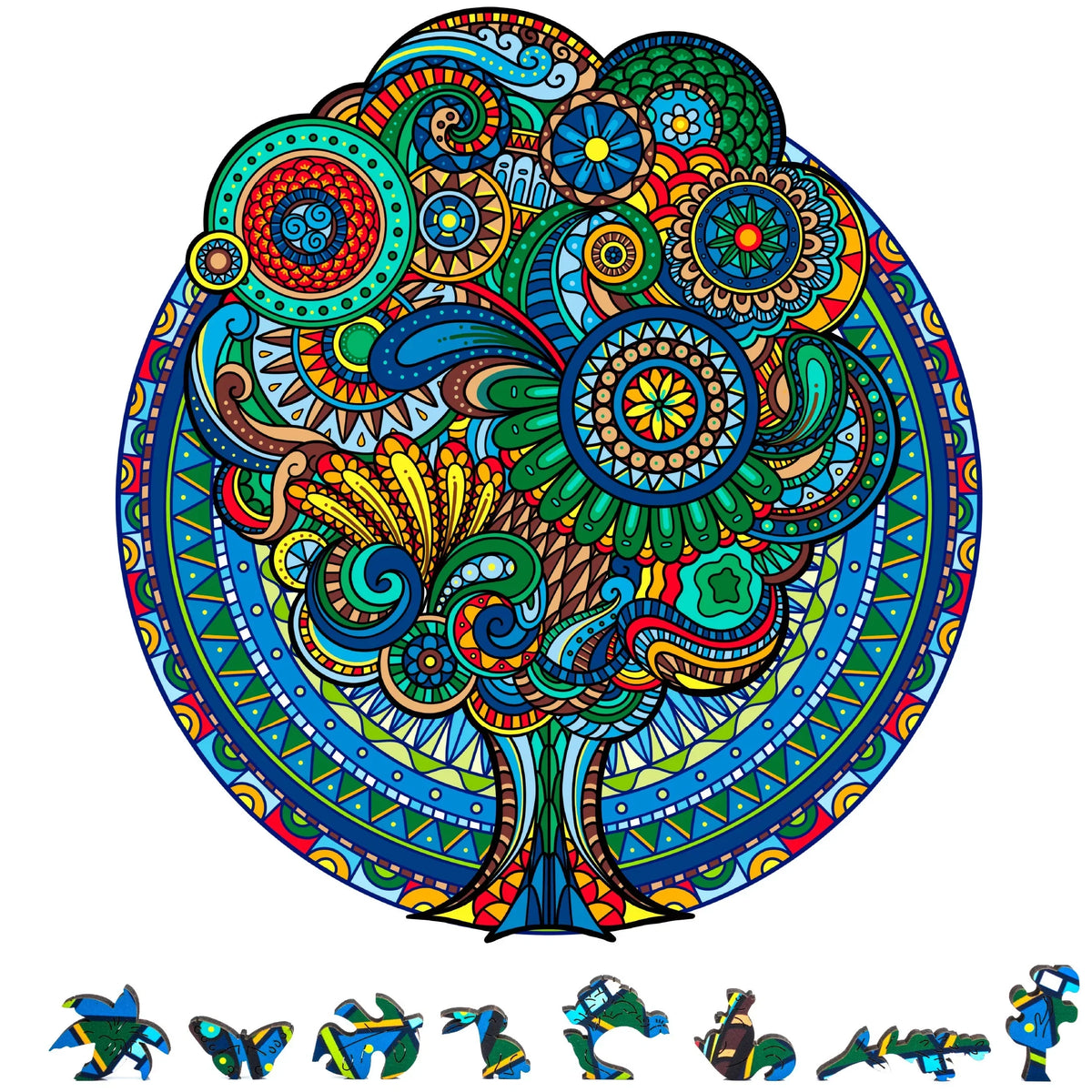 Retro ZenChalet for Pieces Puzzle 1000 Jigsaw Wooden featuring Premium Adults Floral