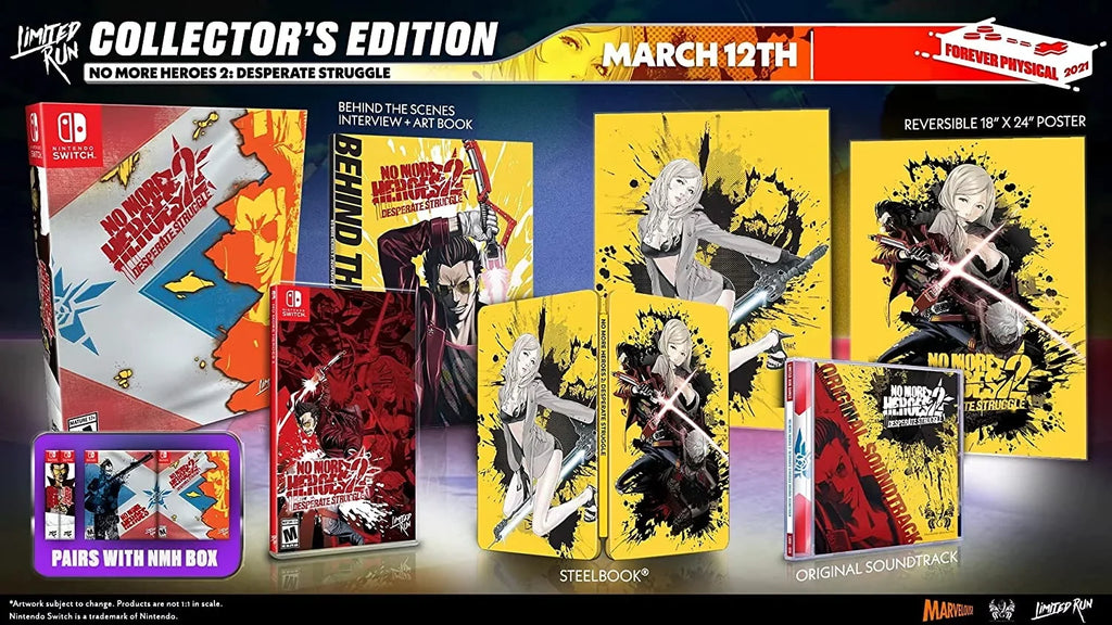 Run Heroes 2 Struggle #100 Limited Switch Desperate Edition More No Collector's Nintendo