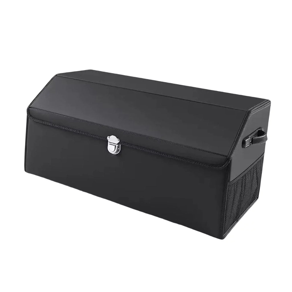 Bin Car Box for Storage Foldable Dustproof Cars Car Trunk Organizer Handles with L