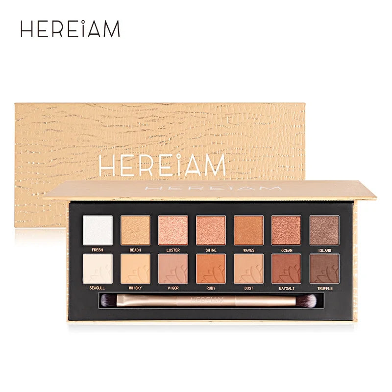 Shadow, 14 Lovers Pallet Waterproof Highly Makeup Palette for Brush, WIIKWEEK Makeup Gift Pigmented Eye Shadow Colorful Set Matte Eye Colors – Long Shimmer Lasting Eyeshadow Idea Powder Nude with