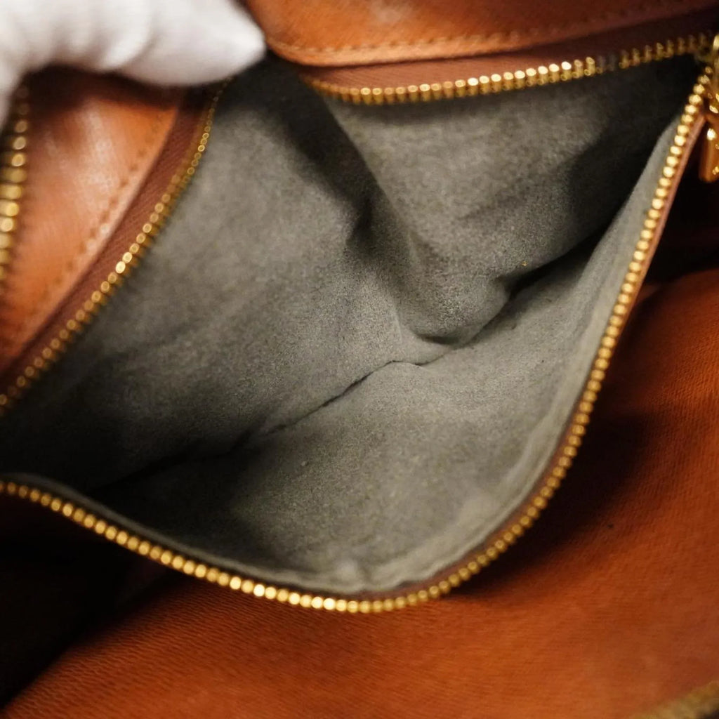 Louis (Good) MM Pre-Owned Vuitton Shoulder Jeune Brown M51226 Monogram Fille Bag Ladies