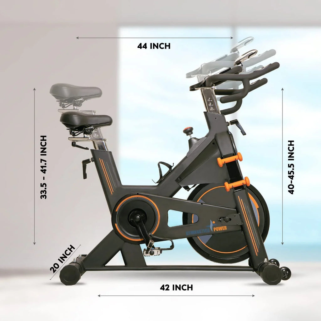 commercial capacity bike Build and 350 stationary lbs Gymnastics bike, exercise with resistance dumbbells, Power magnetic indoor