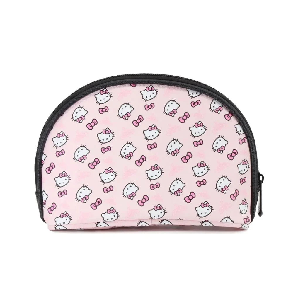 Pcs Bag (White) Waterproof Impressions Makeup Vanity Hello Clutch Kitty 2 Travel Nested Purses, Clutch