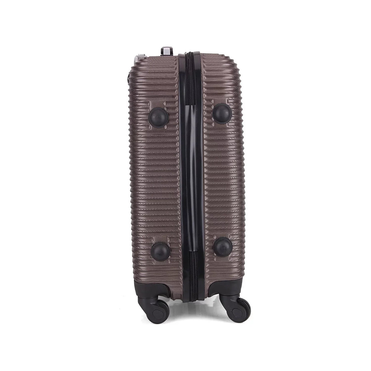 Carry-On PC/ABS Royal Plastic Luggage InUSA (IUROY00S-BRO) Brown