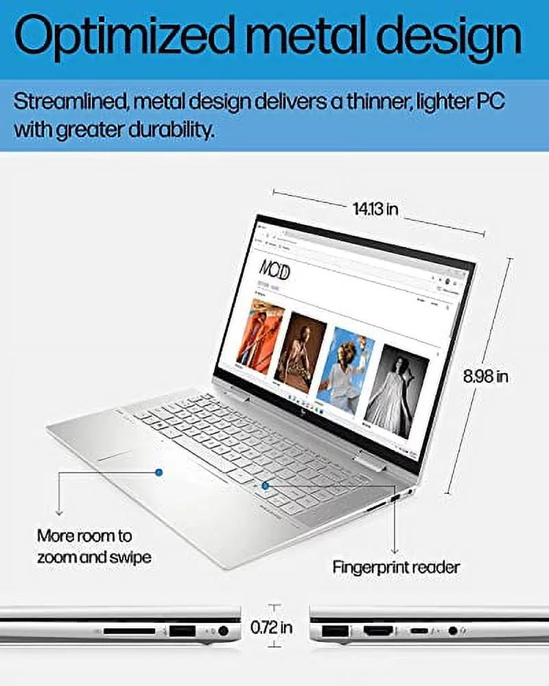 | Touchscreen Intel | 15.6" HDMI2.1 Latest | Laptop 1TB KB Thunderbolt4 | | NVMe Envy SSD | Fingerprint 11 WiFi Home 2022 X360 HP | Backlit i7-1260P Windows FHD 2-in-1 12-Core DDR4 | 6 IPS 32GB |