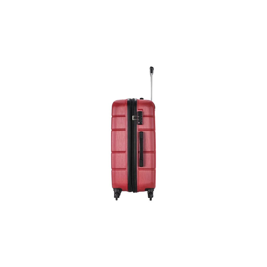 RODEZ Plastic Red Spinner DUKAP (DKROD00M-RED) PC/ABS Luggage 4-Wheel